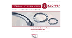 Desktop Screenshot of original-klopfer.de